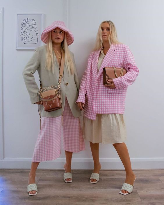 plaid pastel outfits in your vitage style