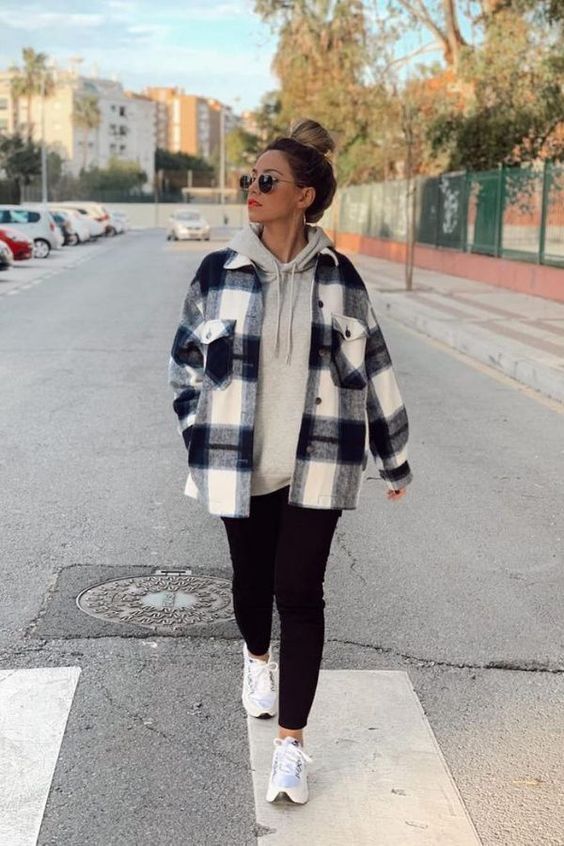 Flannel Jackets with Hoodie for stylish outfit