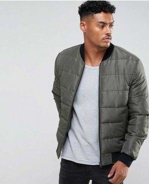 puffer bomber jackets as your winter men's outfit