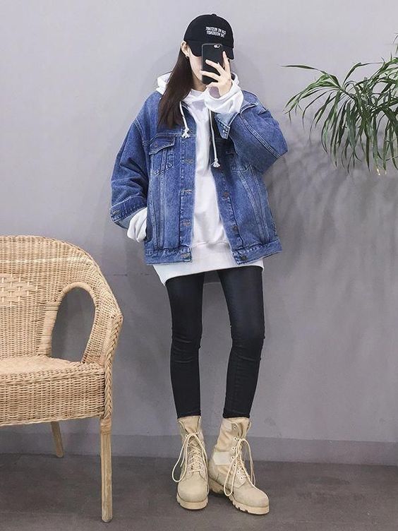 Denim Jackets with Hoodie for comfy style