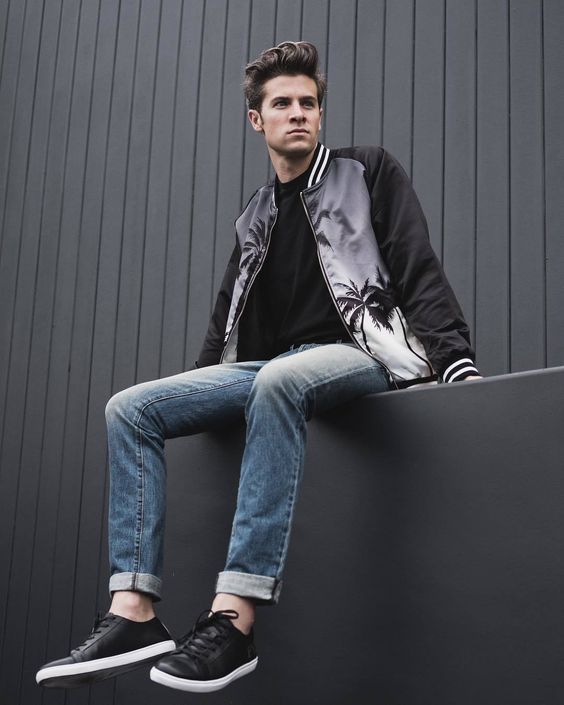 casual style with your printted bomber jackets