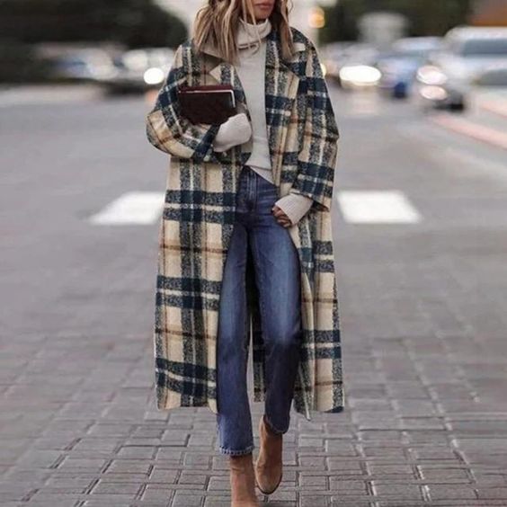 Casual Long Sleeve Winter Coat