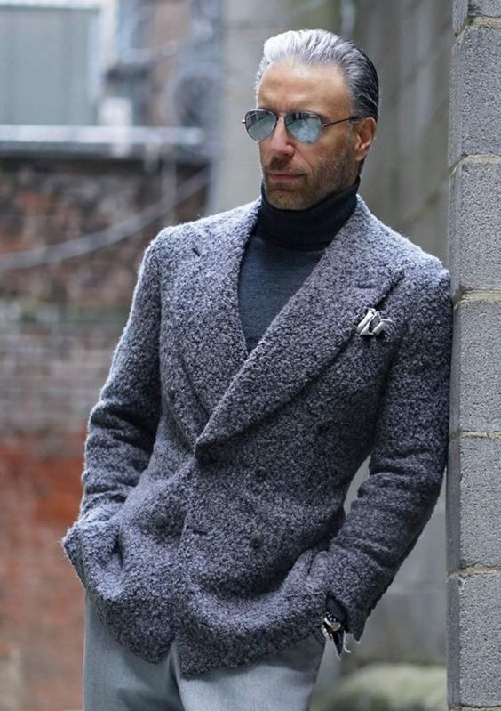 Grey Sweater Jacket