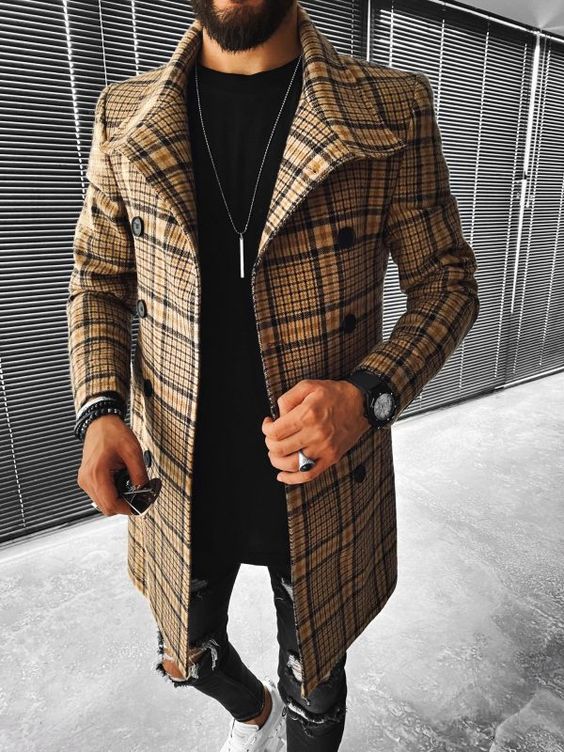 Plaid Coat