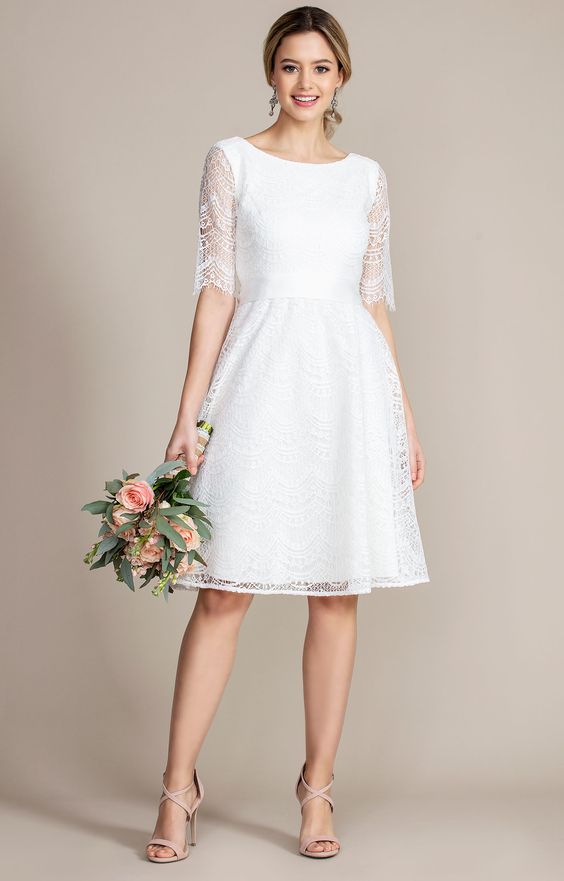 short wedding dress style