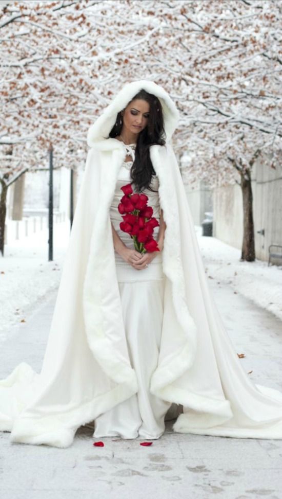 the best winter wedding dress