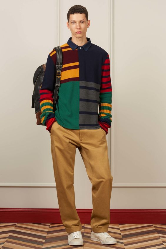 patchwork in your college outfit style