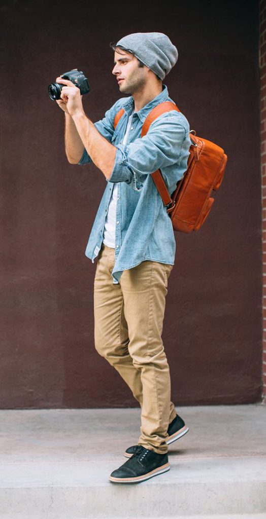 denim in trendy college style for boys