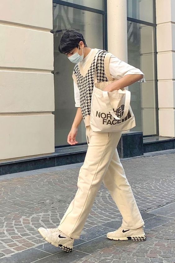 sweater vest in cool college style for boys