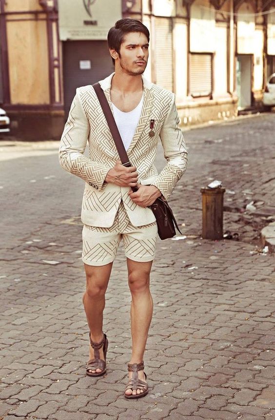 short suits for urban bohemian style