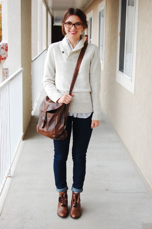 geeky chic in layered style