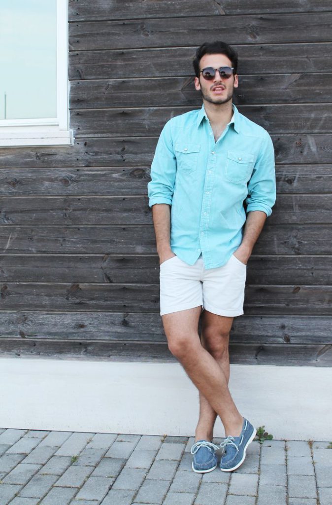 nautical theme in men's pastel outfit ideas