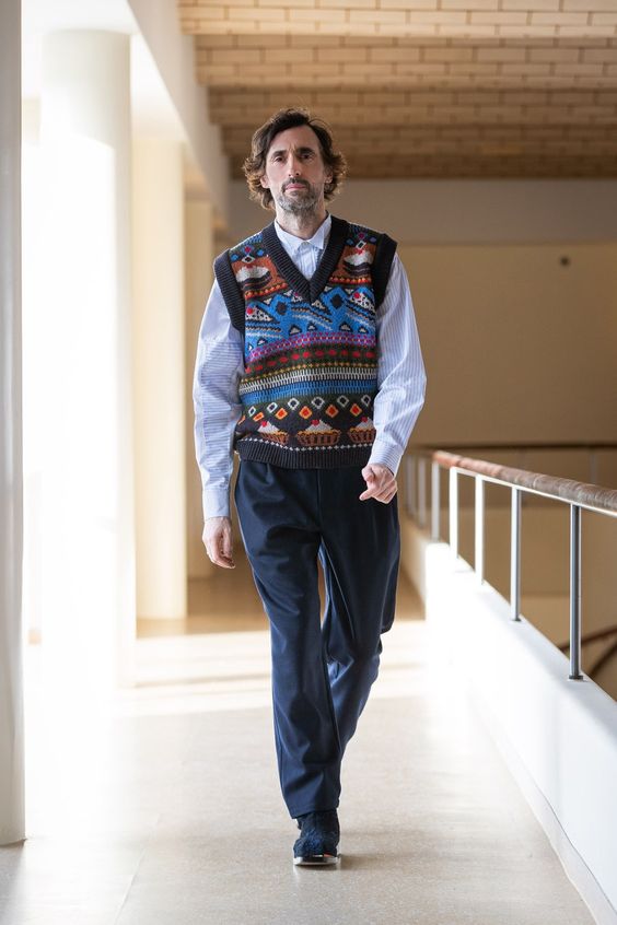 bohemian sweater vest