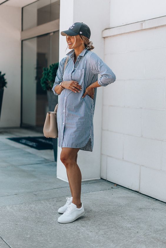 Oversized Shirt Dress