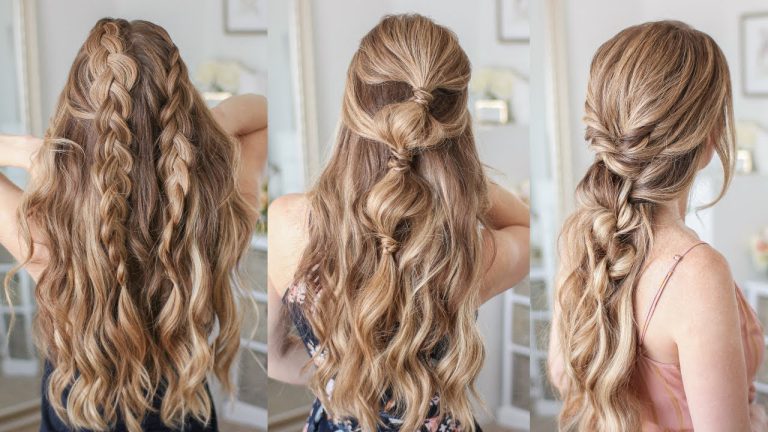 13 Ideas Quick and Easy Hairstyles for Your Lazy Day