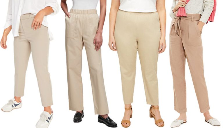 22 Fashionable Beige Pants in Women Outfit Ideas | How To Styling Beige Pants Attractively