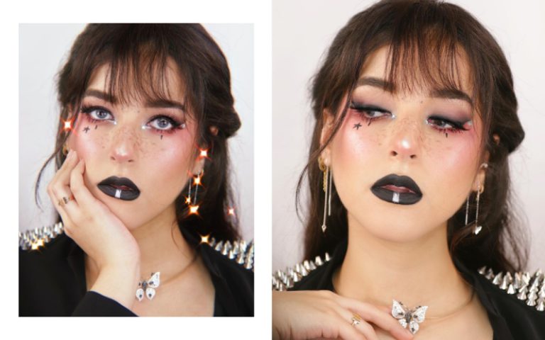 Modern Gothic Makeup Inspired for a Party [Party Makeup Idea]
