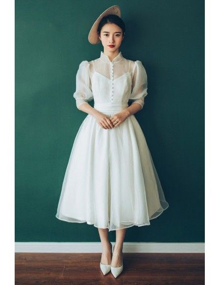  Vintage Tea Length Dress