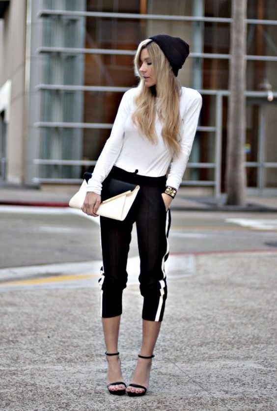 Combine Jogger Pants with Long Sleeves Tee